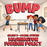Washington Foreign Policy BUMP Socials Game - No Prep Grade 5 Review Activity