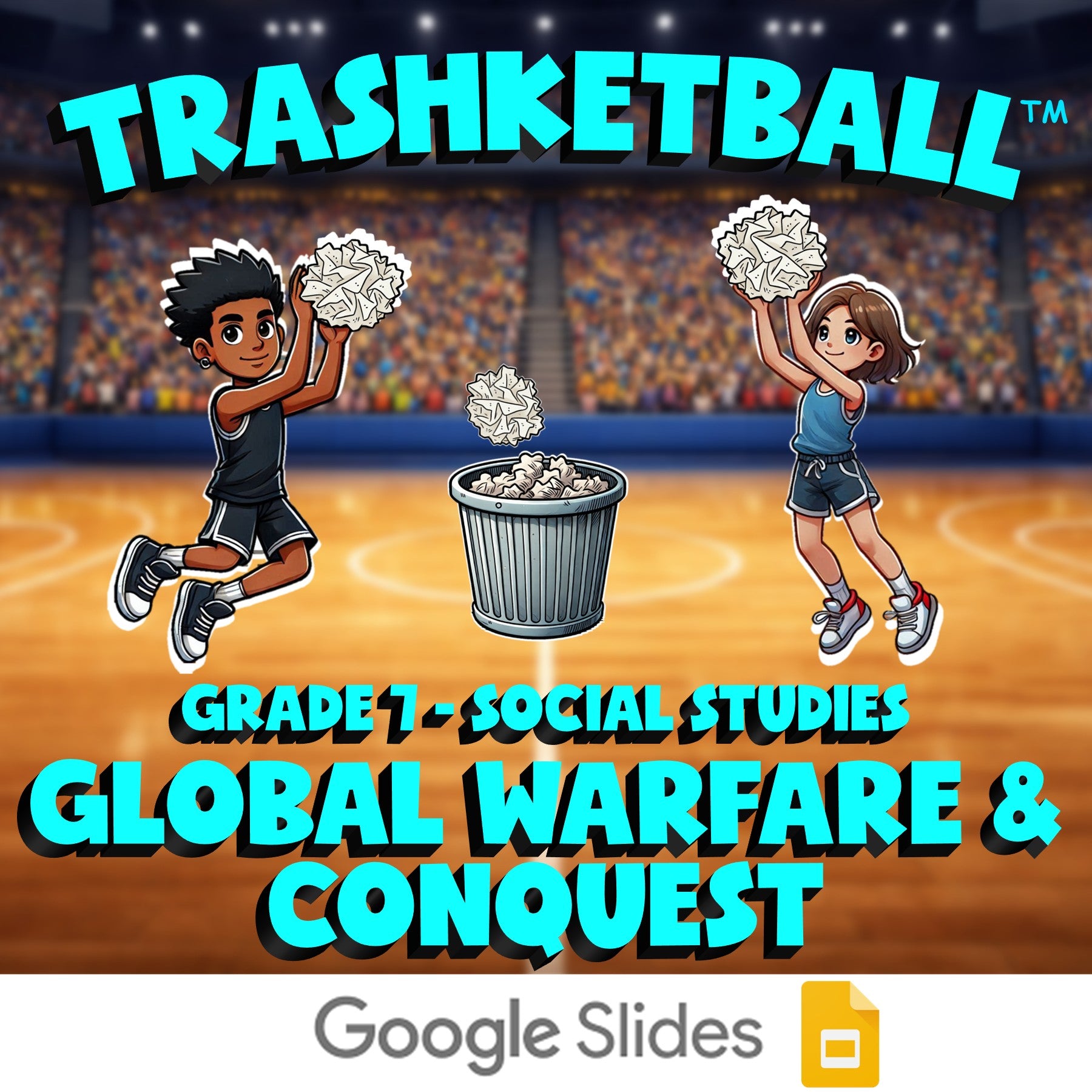 Global Warfare & Conquest TRASHKETBALL Socials Game - No Prep Grade 7 Review