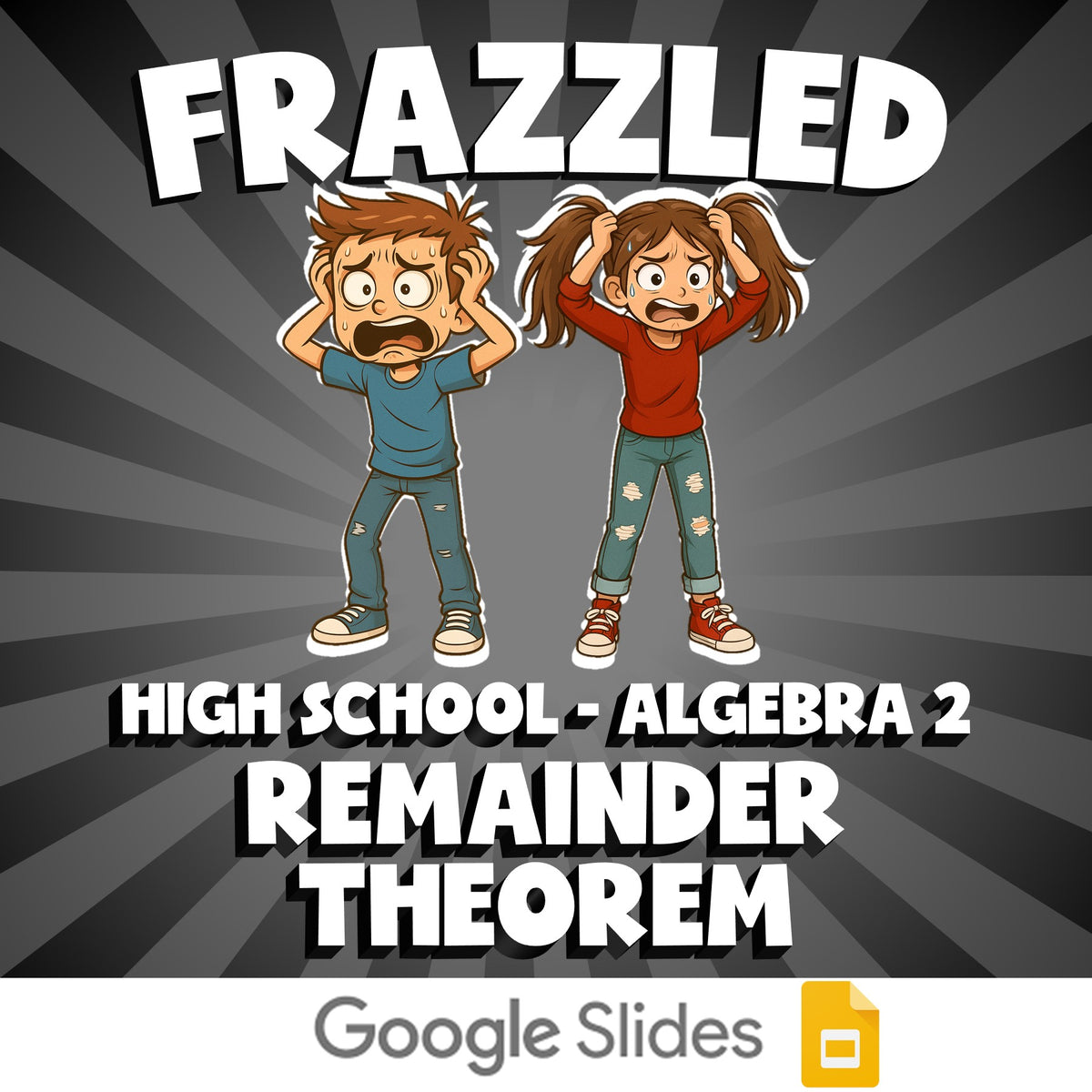 Remainder Theorem FRAZZLED Math Game - No Prep Algebra 2 Review Activity