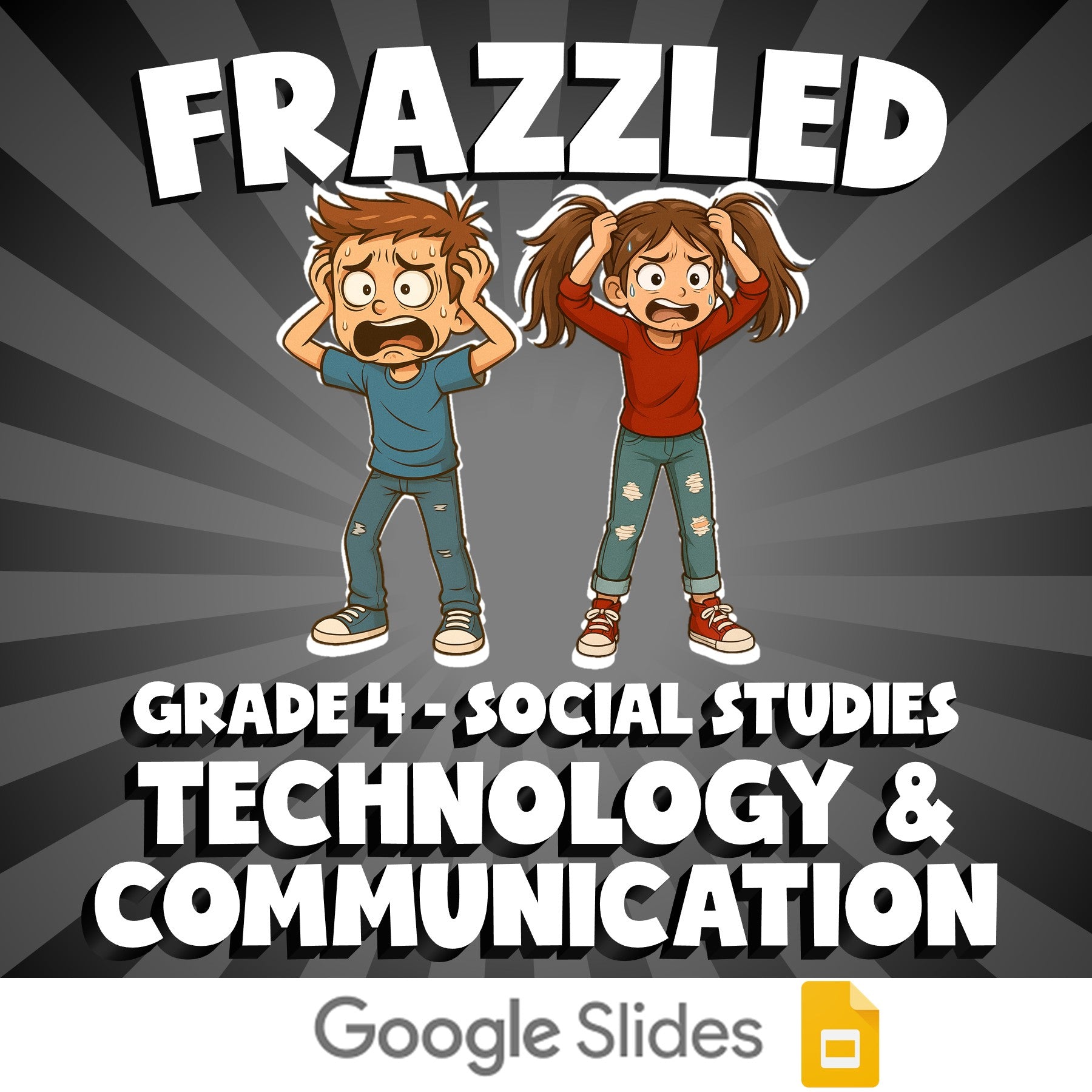 Technology & Communication FRAZZLED Socials Game - No Prep Grade 4 Review