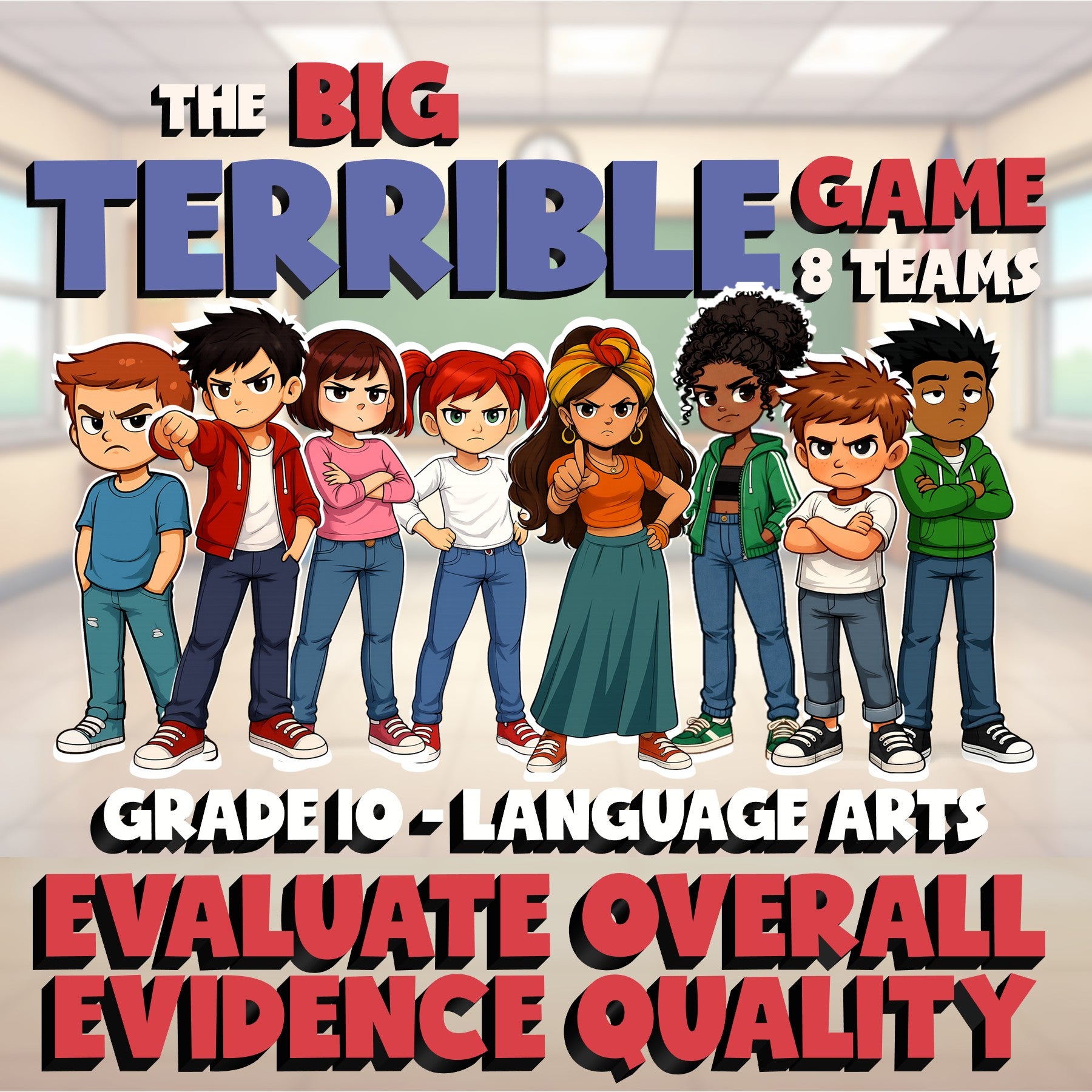 Evaluate Overall Evidence Quality BIG TERRIBLE GAME - Grade 10 ELA Review