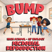 Microbial Reproduction BUMP Science Game - No Prep AP Biology Review Activity