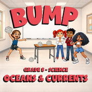 Oceans & Currents BUMP Science Game - No Prep Grade 8 Review Activity