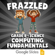Computing Fundamentals FRAZZLED Science Game - No Prep Grade 8 Review Activity