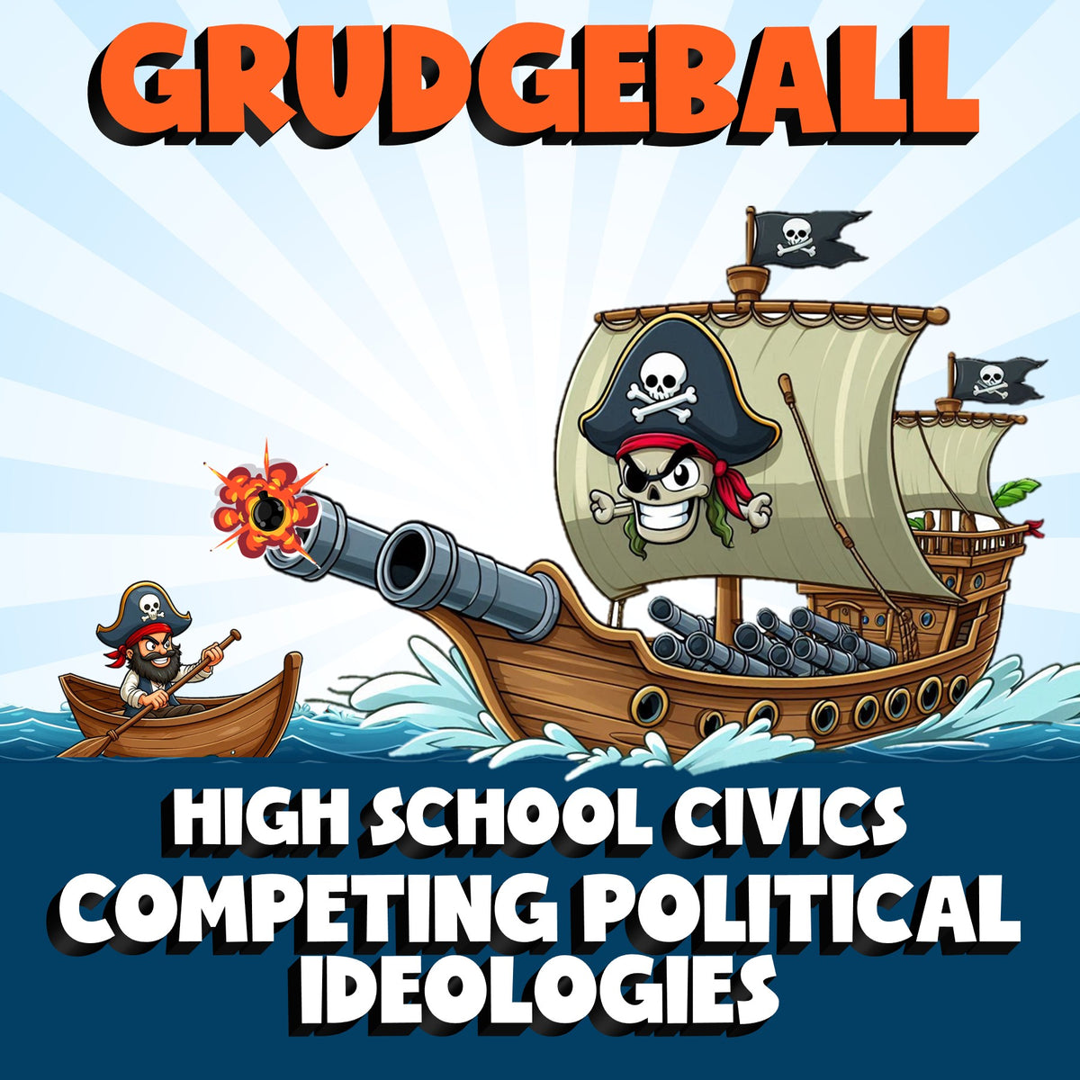 Competing Political Ideologies GRUDGEBALL Civics Game - No Prep Review Activity