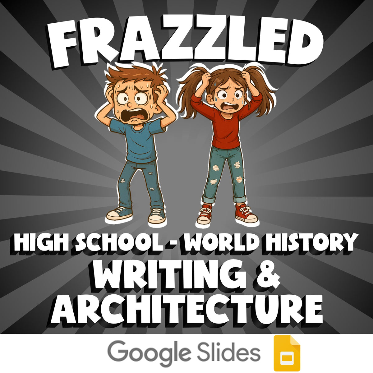 Writing & Architecture FRAZZLED Game - No Prep World History Review Activity