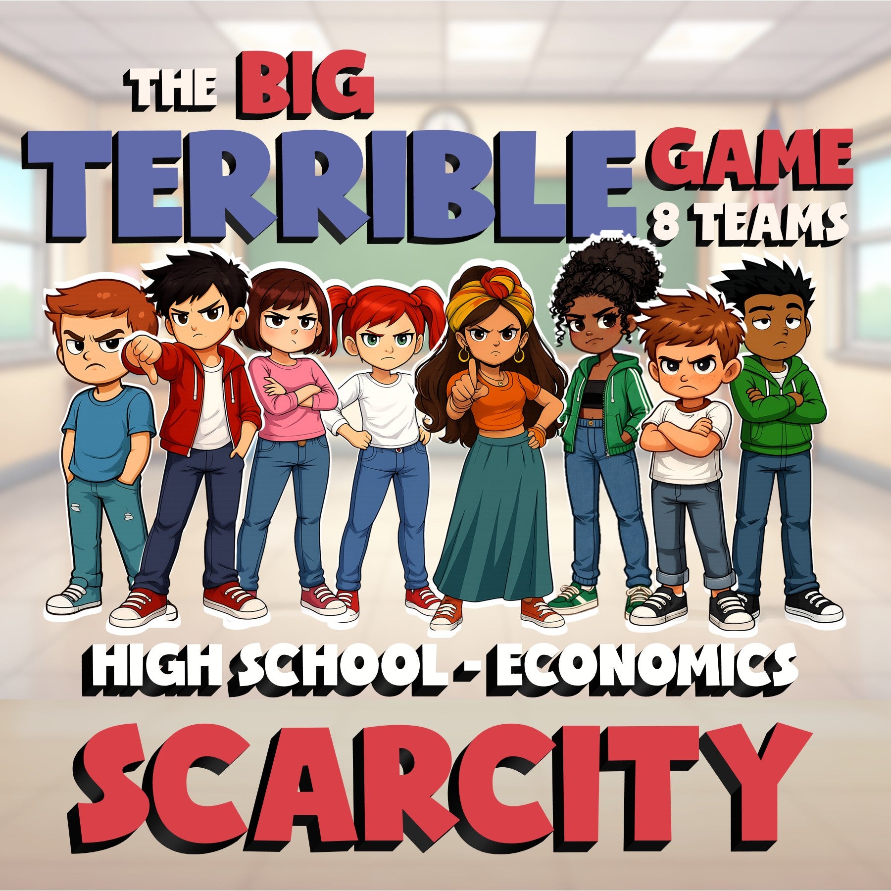 Scarcity BIG TERRIBLE GAME - No Prep Economics Review Activity