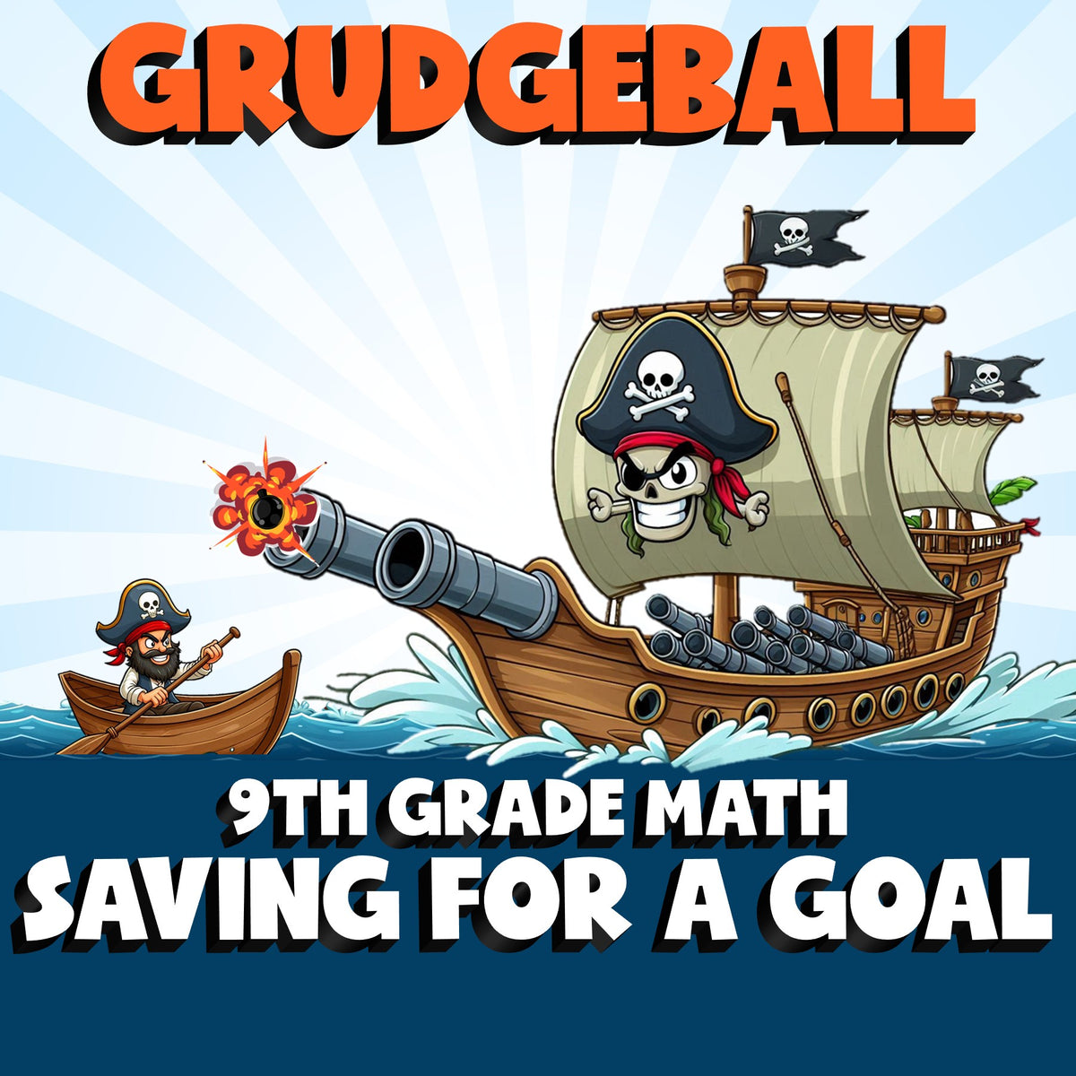 Saving for a Goal GRUDGEBALL Math Game - No Prep Grade 9 Review Activity