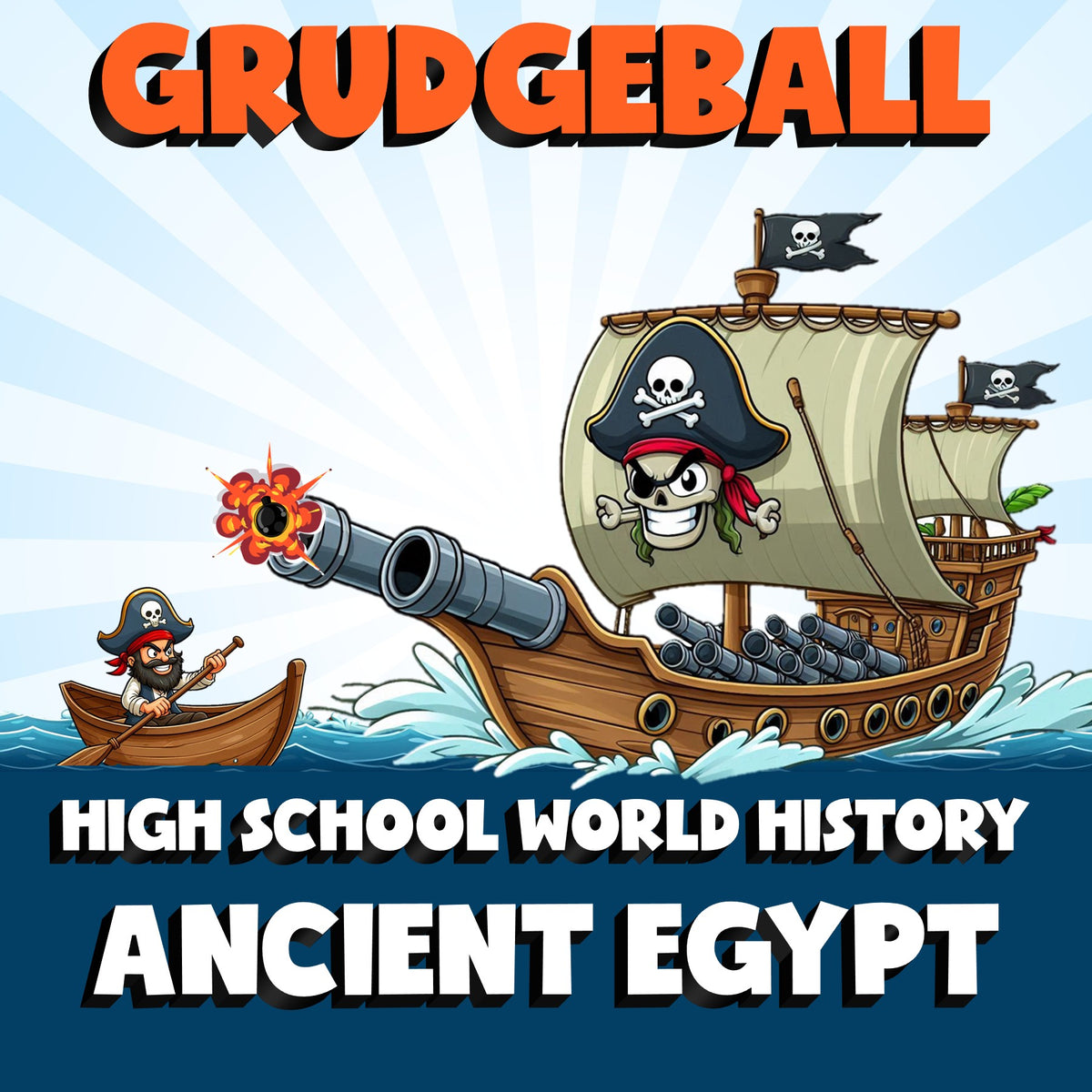 Ancient Egypt GRUDGEBALL Game - No Prep World History Review Activity
