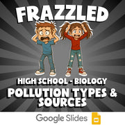 Pollution Types & Sources FRAZZLED Science Game - No Prep Biology Review