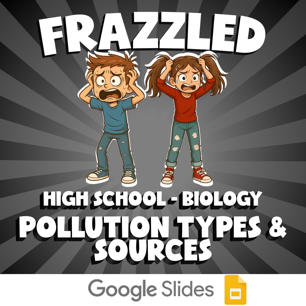 Pollution Types & Sources FRAZZLED Science Game - No Prep Biology Review