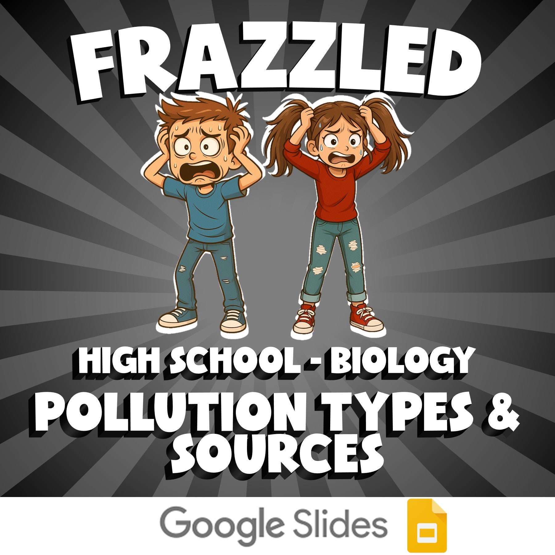 Pollution Types & Sources FRAZZLED Science Game - No Prep Biology Review