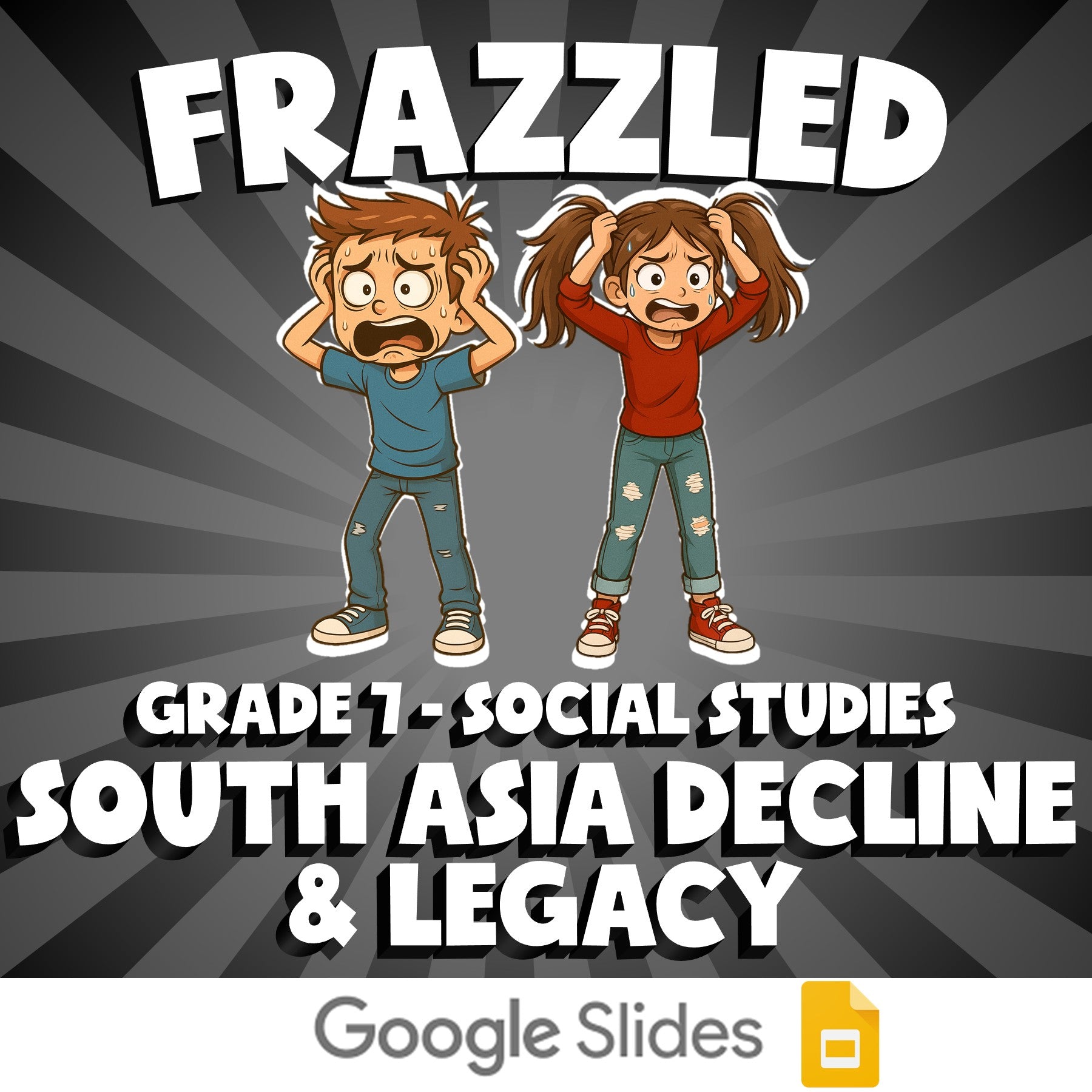 South Asia Decline & Legacy FRAZZLED Socials Game - No Prep Grade 7 Review
