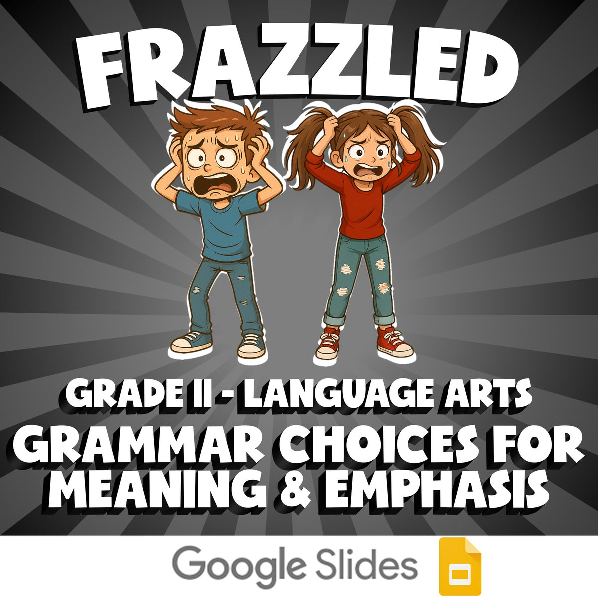 Grammar Choices for Meaning & Emphasis FRAZZLED ELA Game - No Prep Grade 11