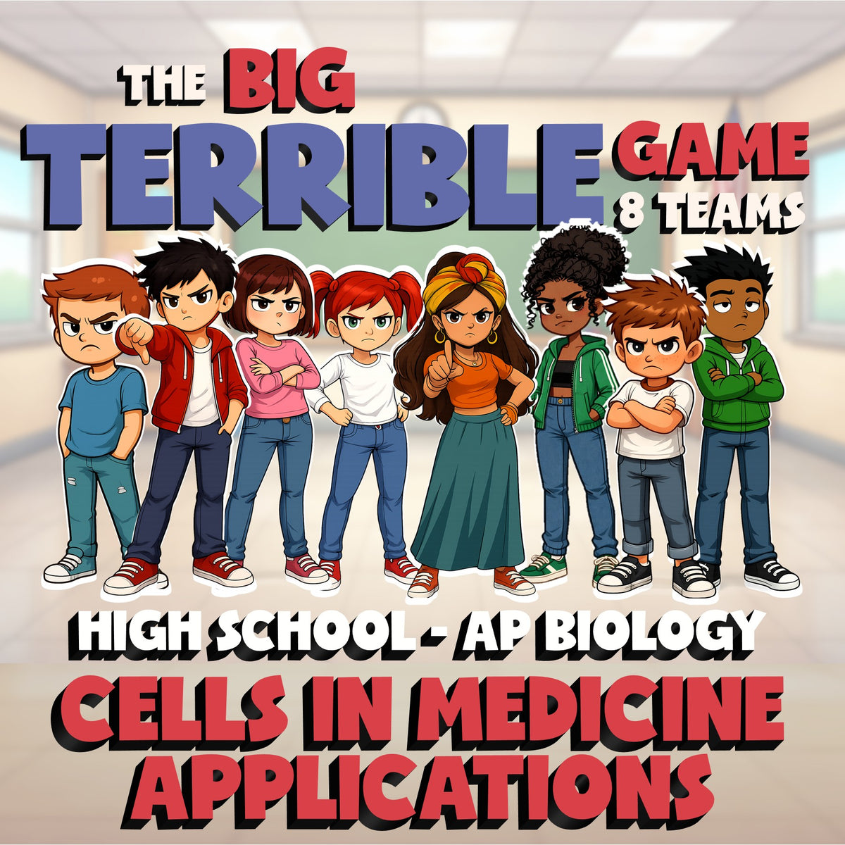 Cells in Medicine Applications BIG TERRIBLE GAME - AP Biology Science Review