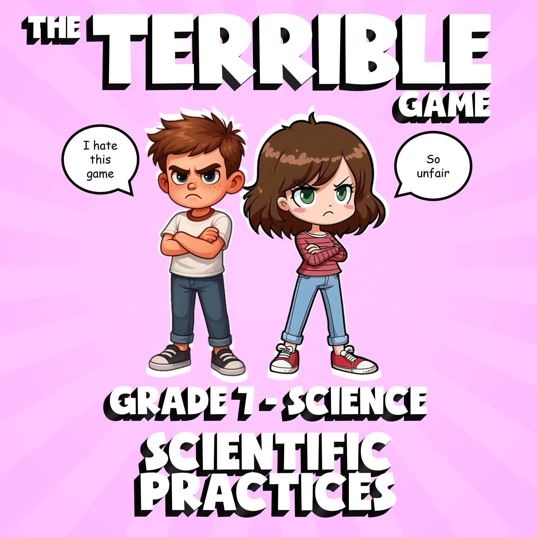 Scientific Practices THE TERRIBLE GAME - No Prep Grade 7 Science Review Activity