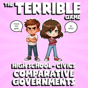 Comparative Governments THE TERRIBLE GAME - No Prep Civics Review Activity