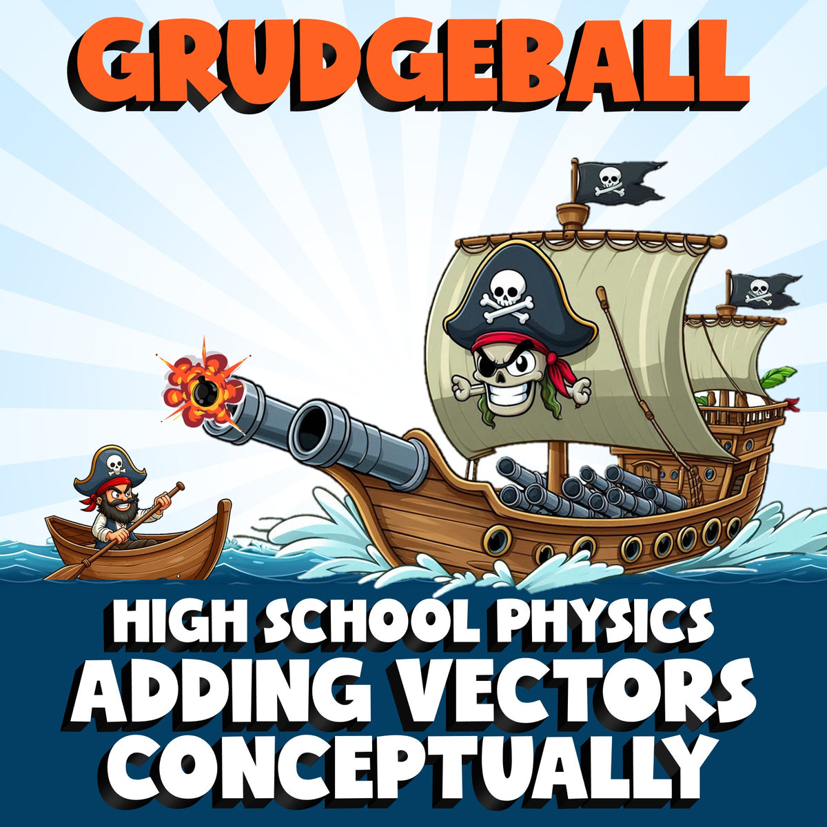 Adding Vectors Conceptually GRUDGEBALL Science Game - No Prep Physics Review