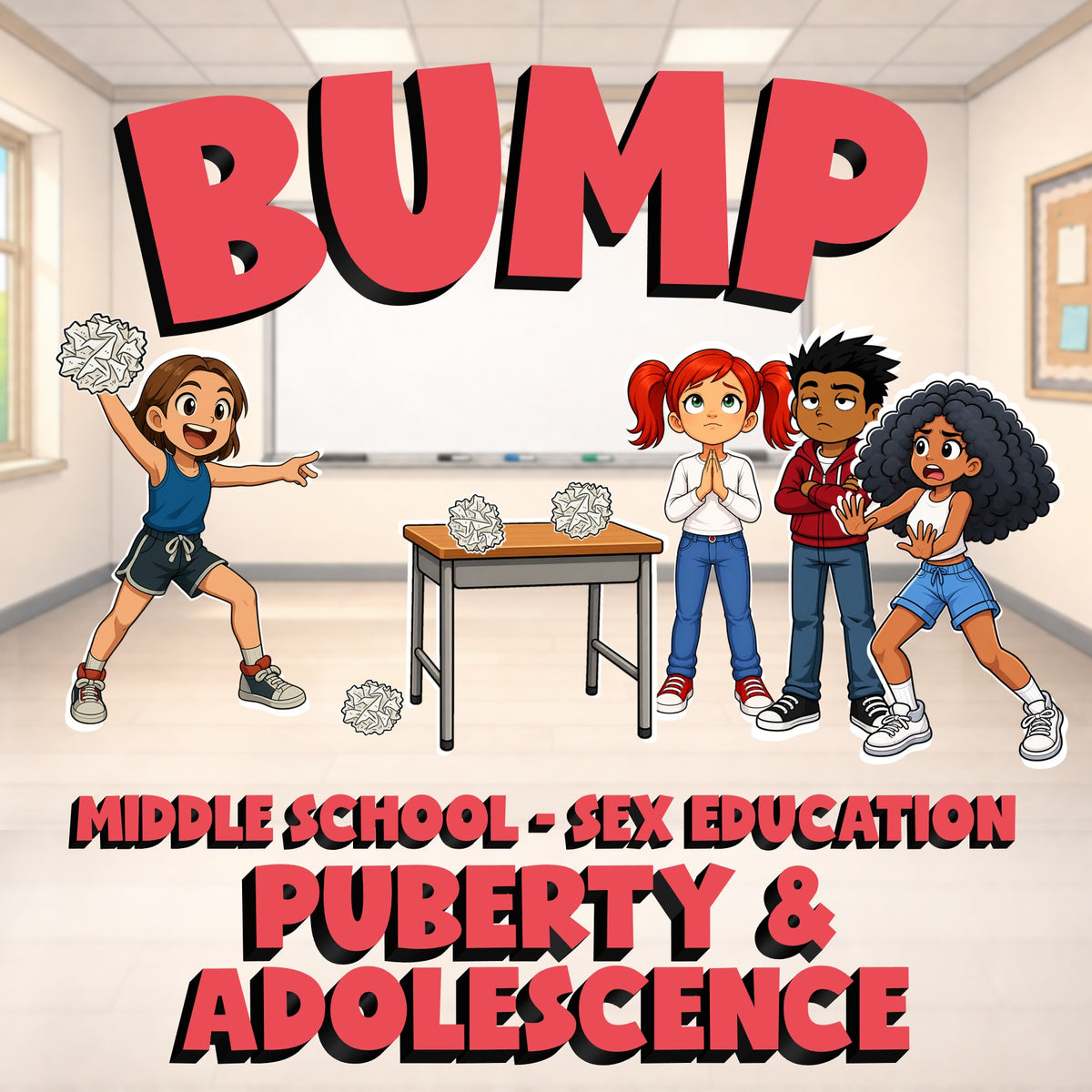 Puberty & Adolescence BUMP Game - No Prep Middle School Sex Education Review