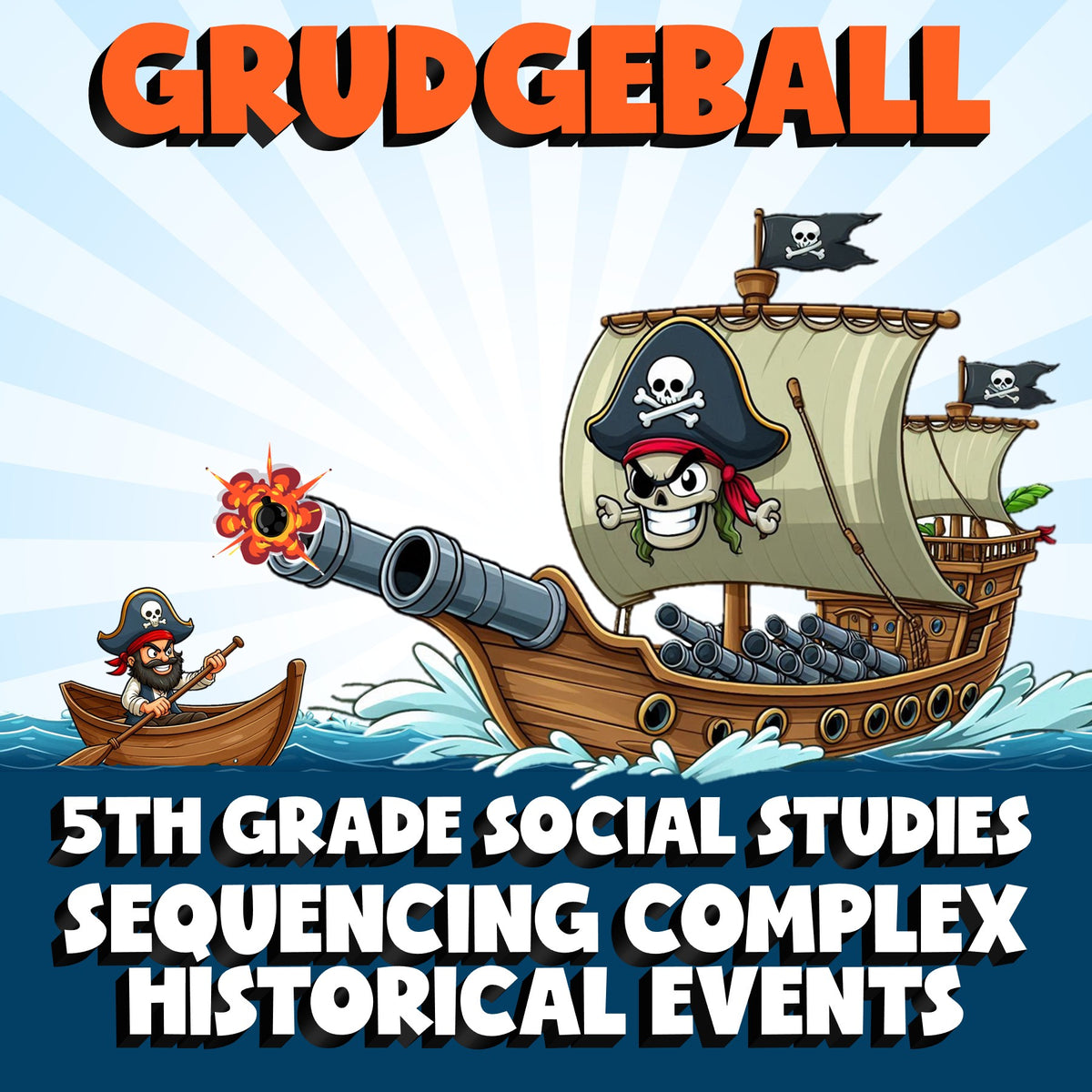 Sequencing Complex Historical Events GRUDGEBALL Socials Game - No Prep Grade 5