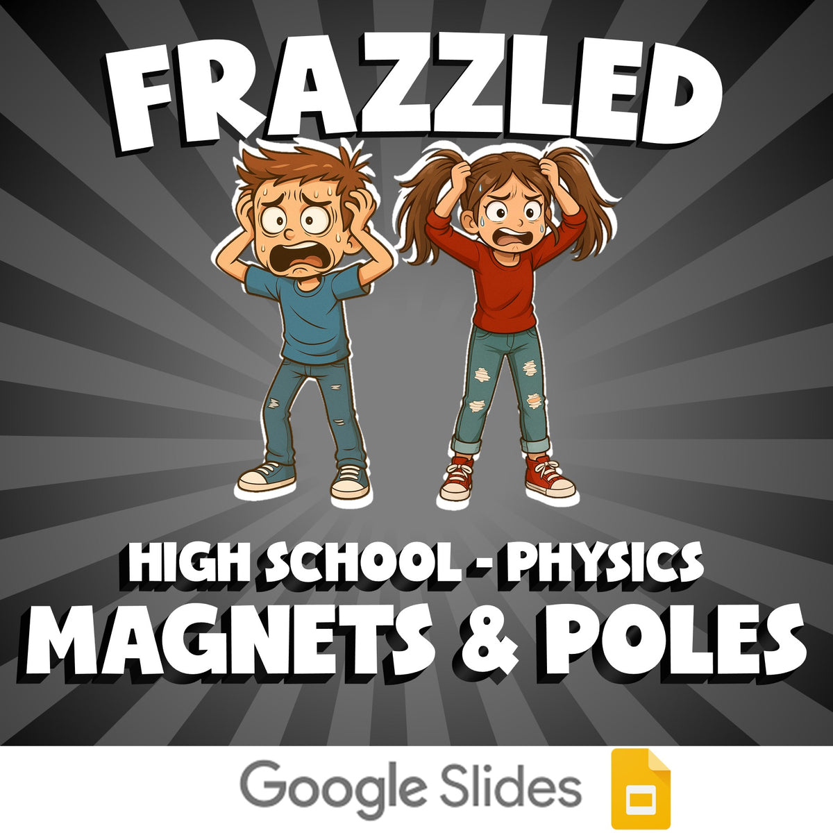 Magnets & Poles FRAZZLED Science Game - No Prep Physics Review Activity