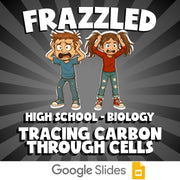 Tracing Carbon Through Cells FRAZZLED Science Game - No Prep Biology Review
