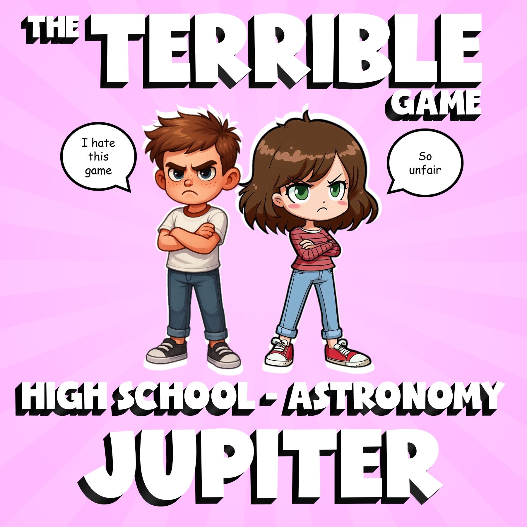 Jupiter THE TERRIBLE GAME - No Prep Astronomy Science Review Activity