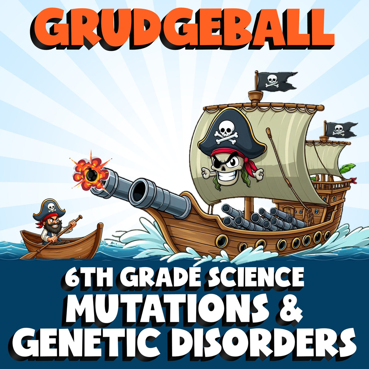 Mutations & Genetic Disorders GRUDGEBALL Science Game - No Prep Grade 6 Review