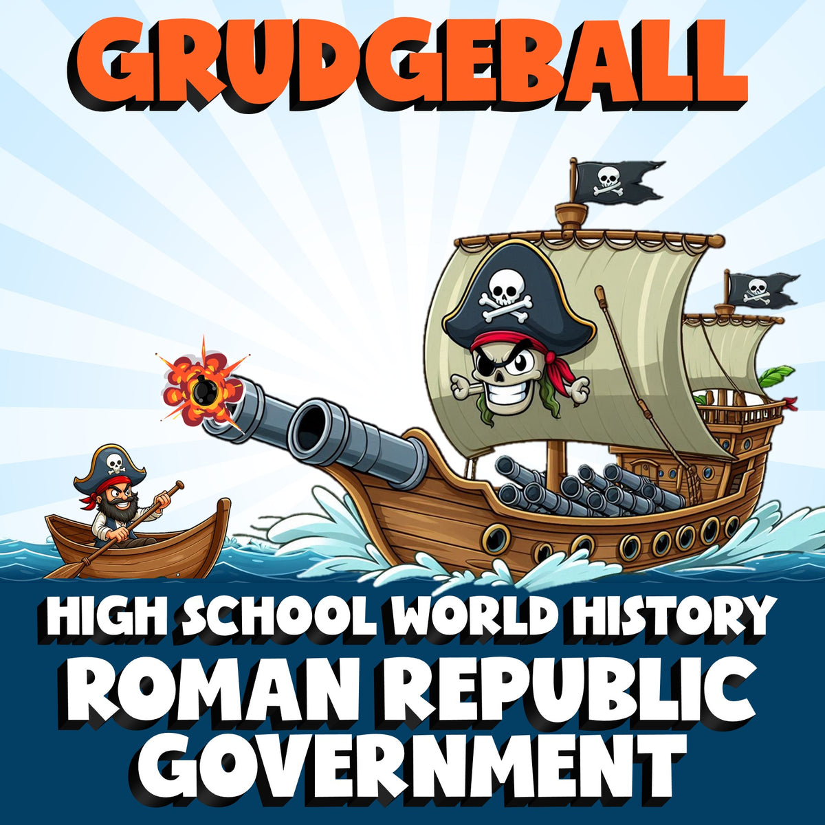 Roman Republic Government GRUDGEBALL Game - No Prep World History Review