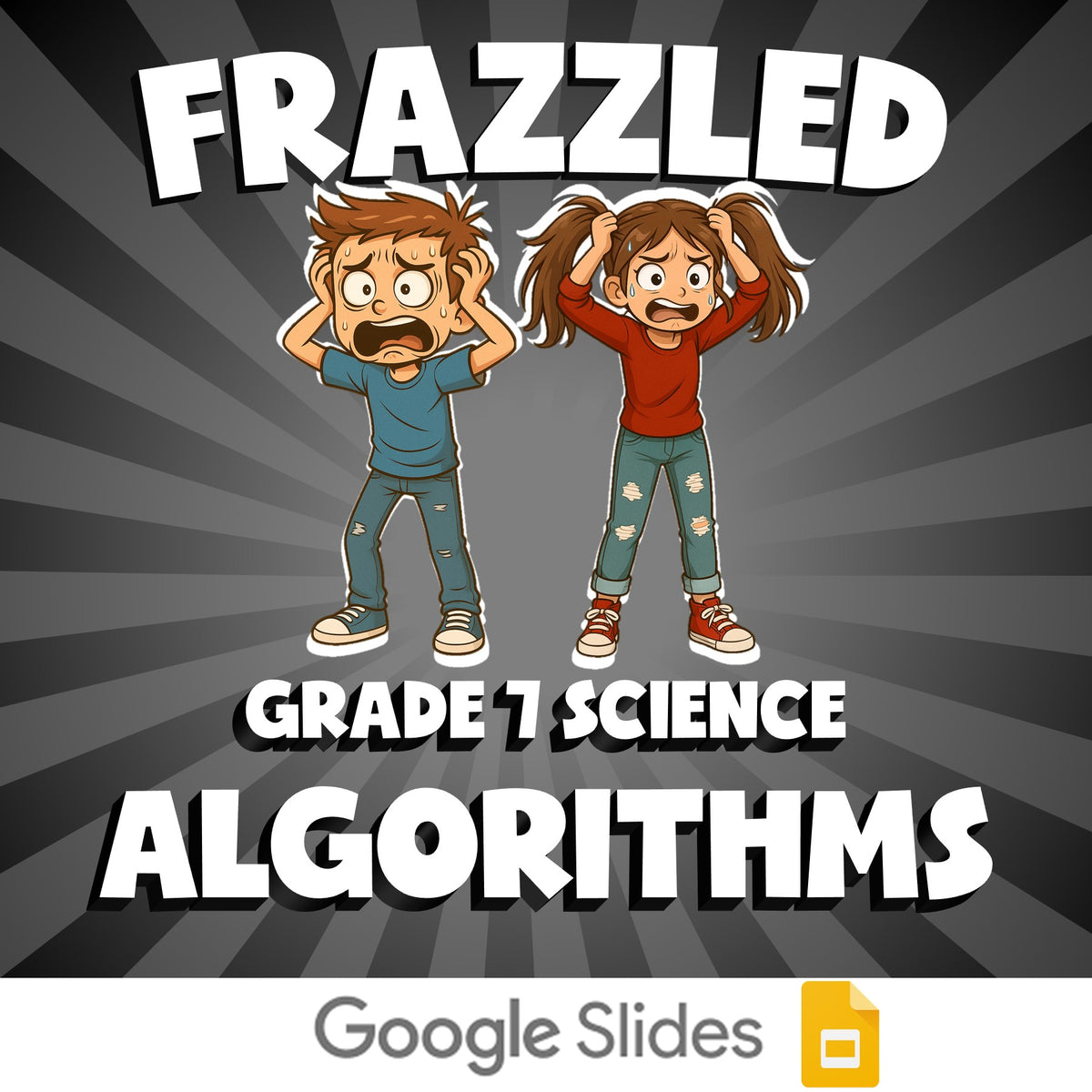 Algorithms FRAZZLED Science Game - No Prep Grade 7 Review Activity