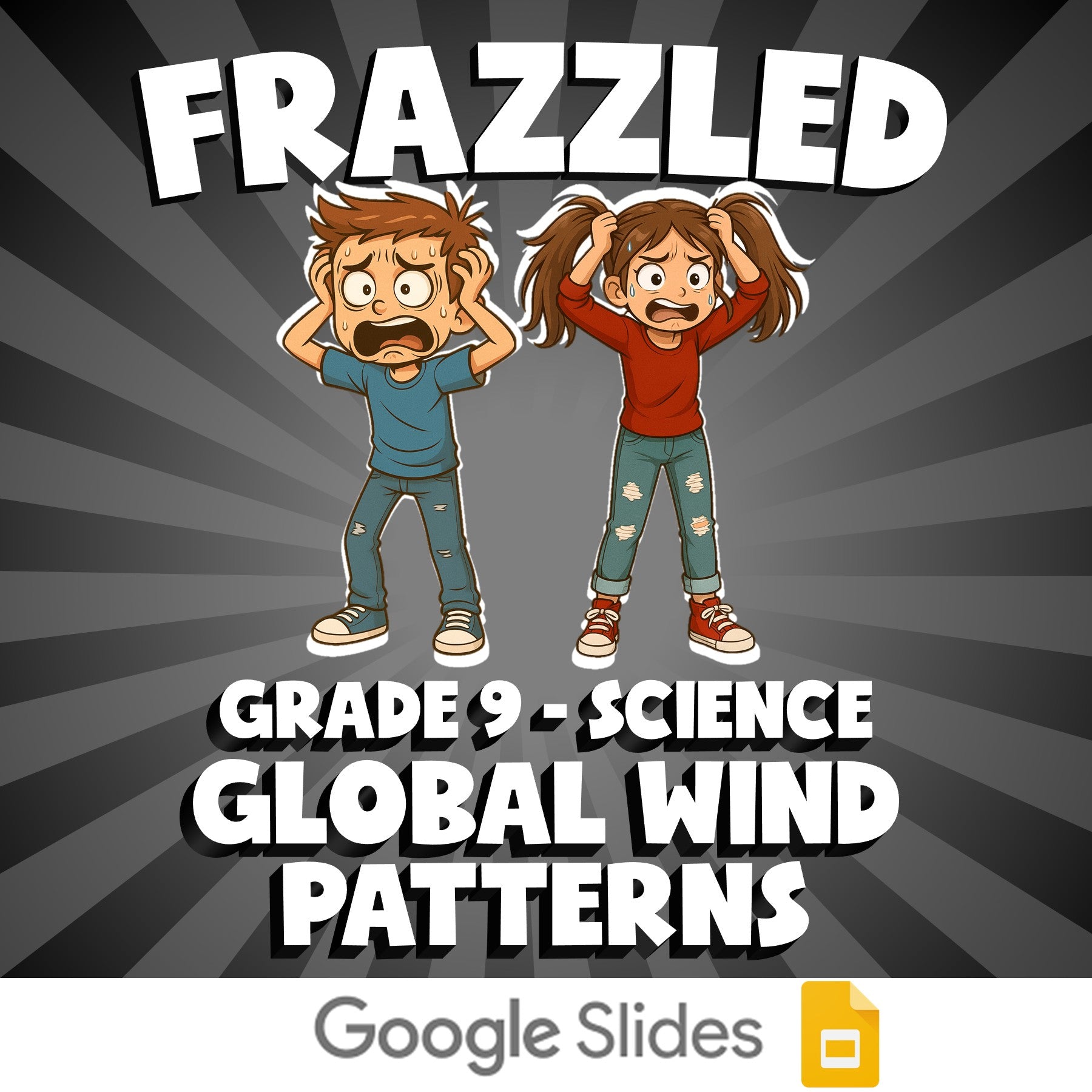Global Wind Patterns FRAZZLED Science Game - No Prep Grade 9 Review Activity