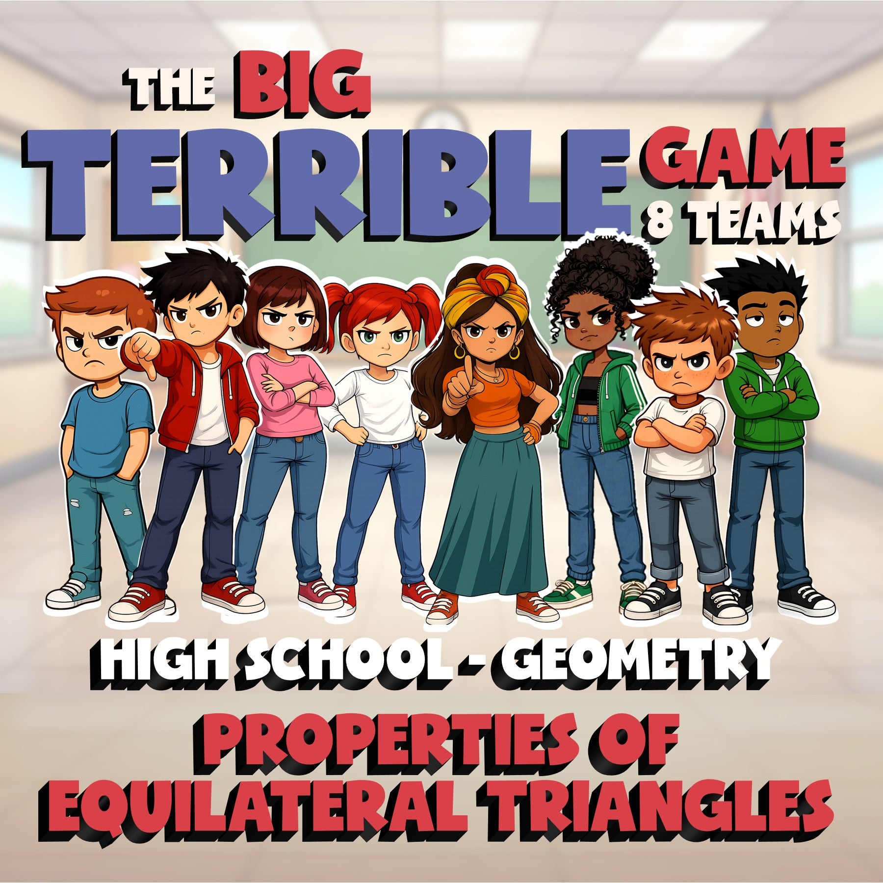 Properties of Equilateral Triangles BIG TERRIBLE GAME - Geometry Math Review