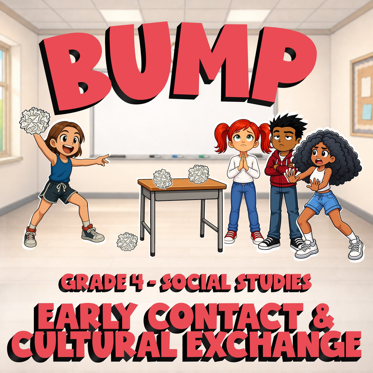 Early Contact & Cultural Exchange BUMP Socials Game - No Prep Grade 4 Review