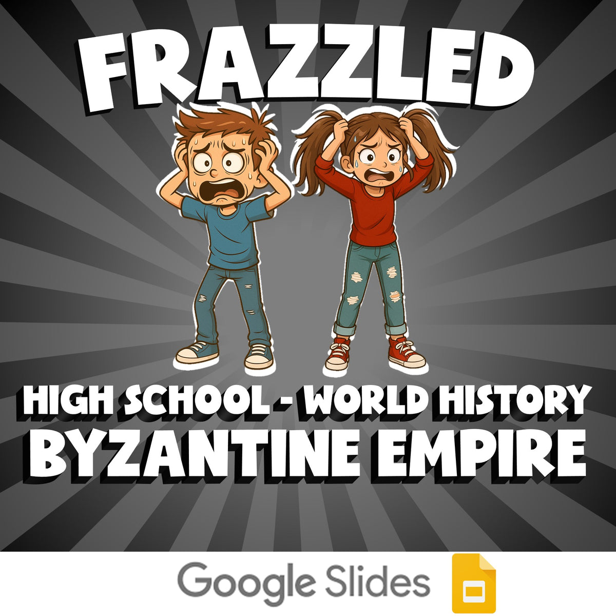 Byzantine Empire FRAZZLED Game - No Prep World History Review Activity