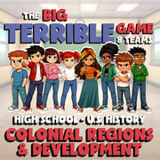 Colonial Regions & Development BIG TERRIBLE GAME - No Prep U.S. History Review