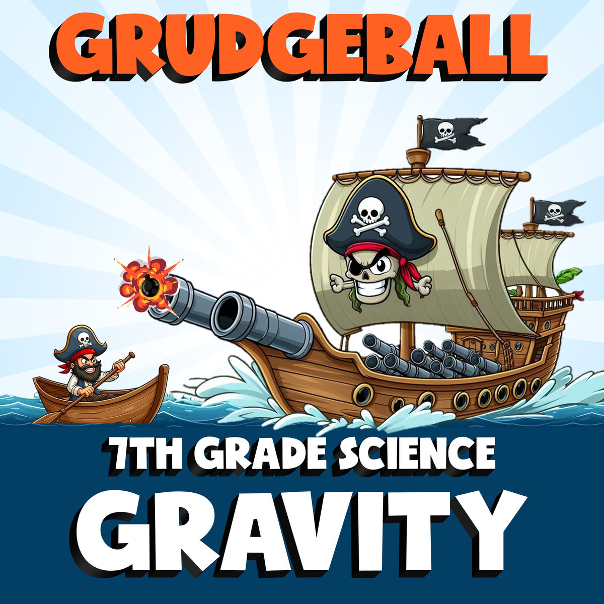Gravity GRUDGEBALL Science Game - No Prep Grade 7 Review Activity