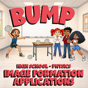 Image Formation Applications BUMP Science Game - No Prep Physics Review Activity