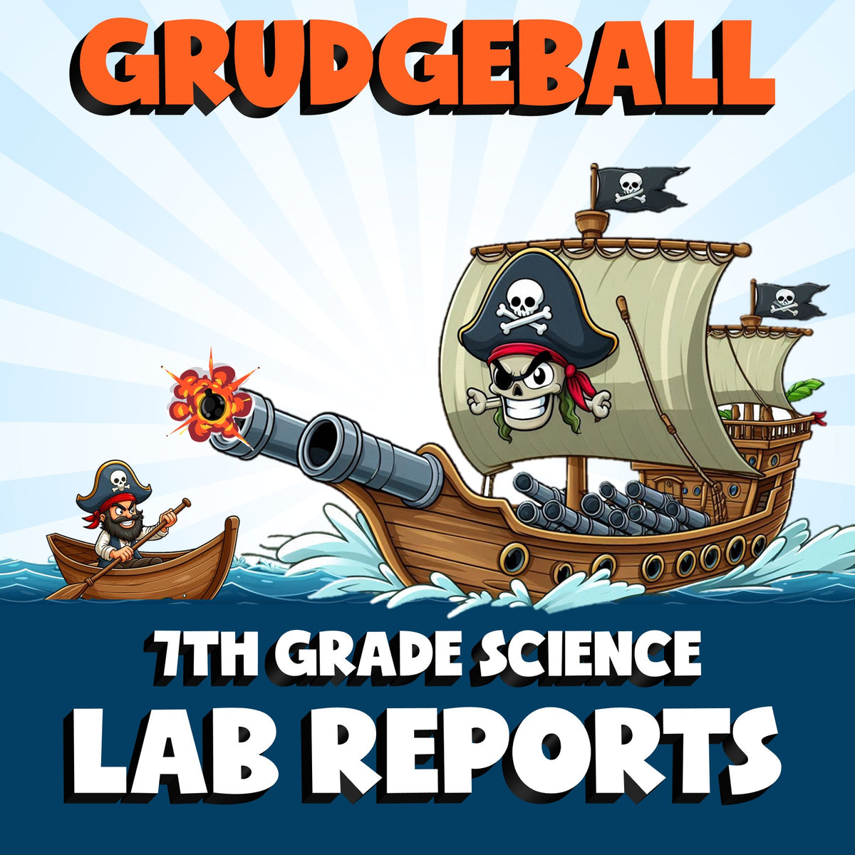 Lab Reports GRUDGEBALL Science Game - No Prep Grade 7 Review Activity