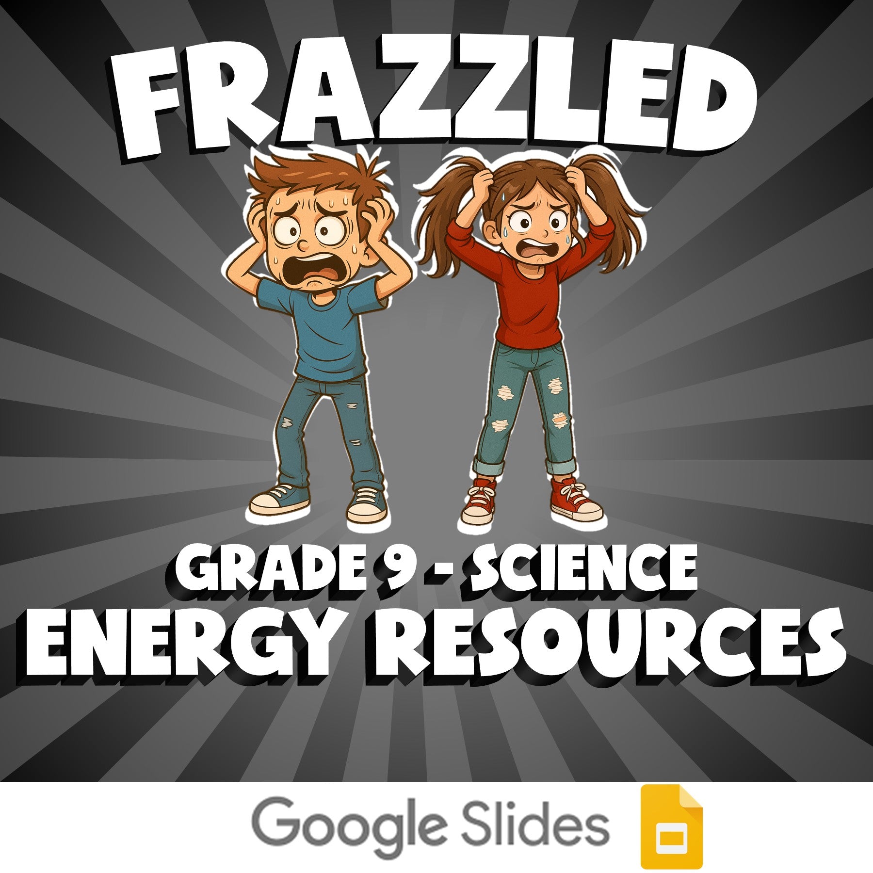 Energy Resources FRAZZLED Science Game - No Prep Grade 9 Review Activity