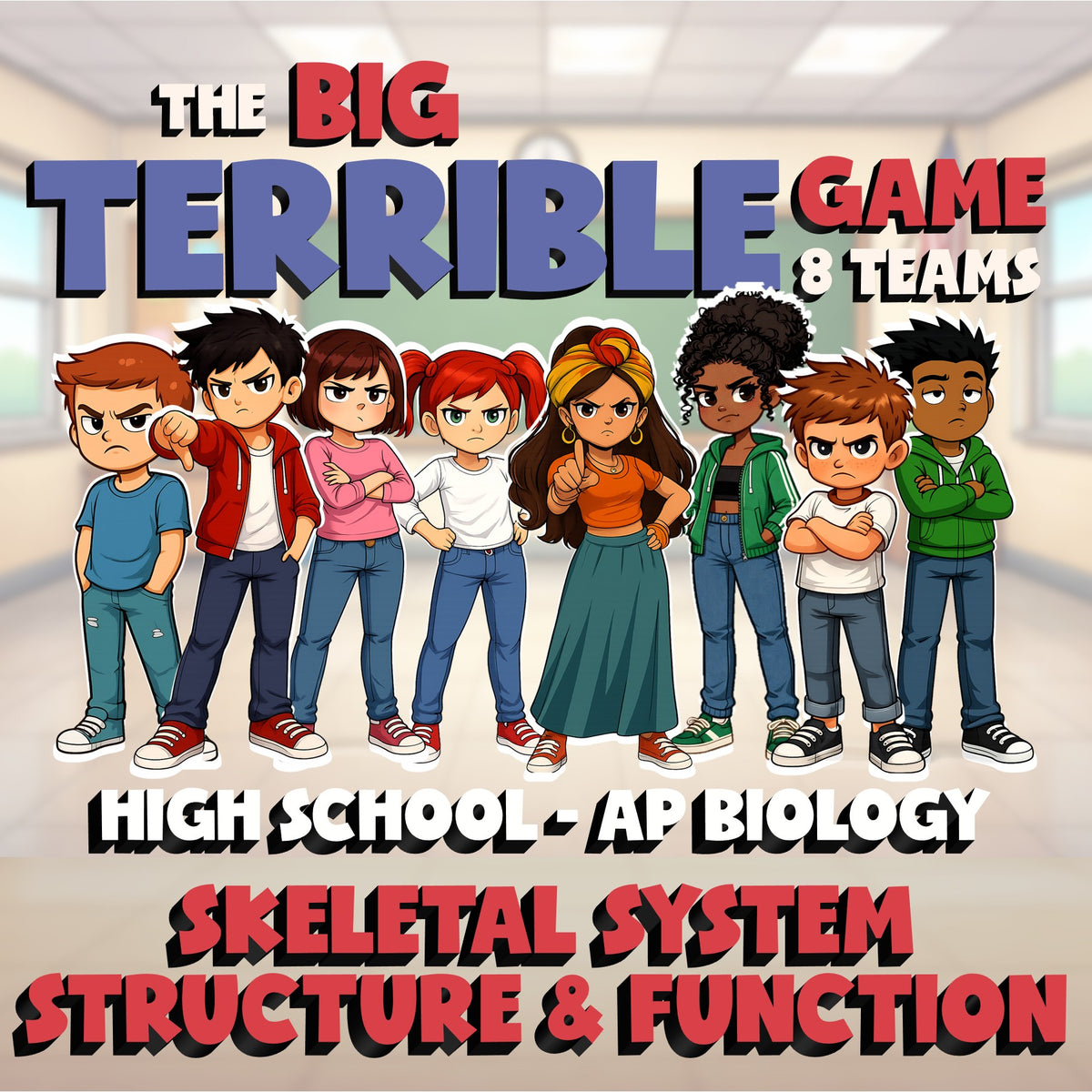 Skeletal System Structure & Function BIG TERRIBLE GAME - AP Biology Review
