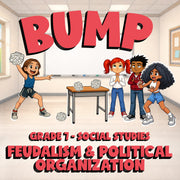 Feudalism & Political Organization BUMP Socials Game - No Prep Grade 7 Review