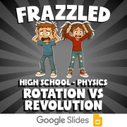 Rotation vs Revolution FRAZZLED Science Game - No Prep Physics Review Activity