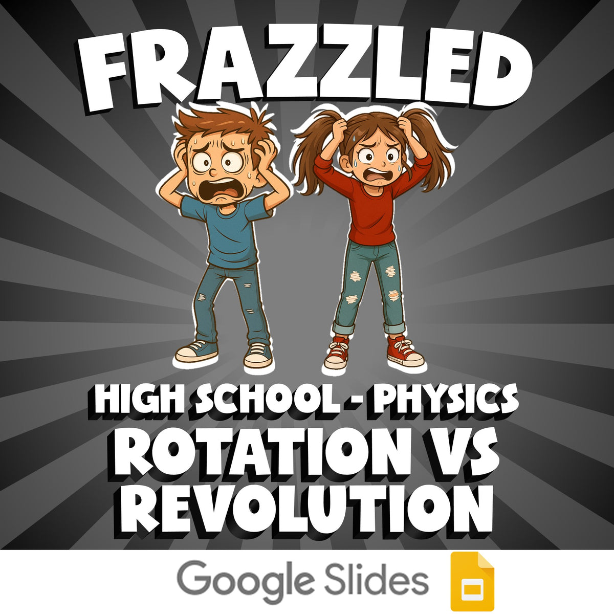 Rotation vs Revolution FRAZZLED Science Game - No Prep Physics Review Activity