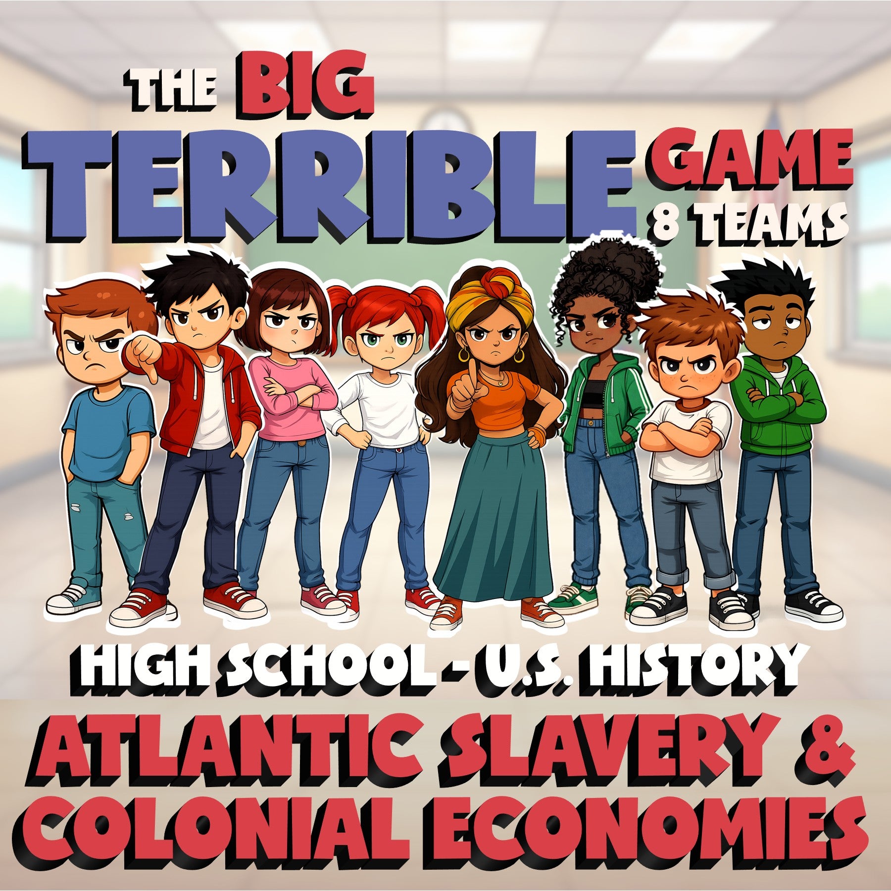 Atlantic Slavery & Colonial Economies BIG TERRIBLE GAME - U.S. History Review