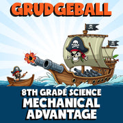 Mechanical Advantage GRUDGEBALL Science Game - No Prep Grade 8 Review Activity