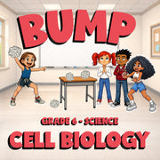 Cell Biology BUMP Science Game - No Prep Grade 6 Review Activity