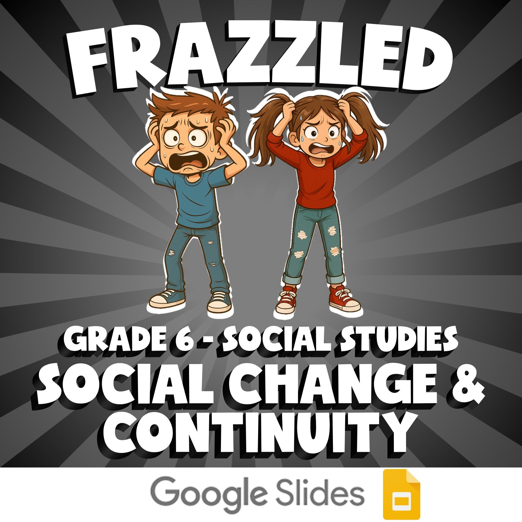 Social Change & Continuity FRAZZLED Socials Game - No Prep Grade 6 Review