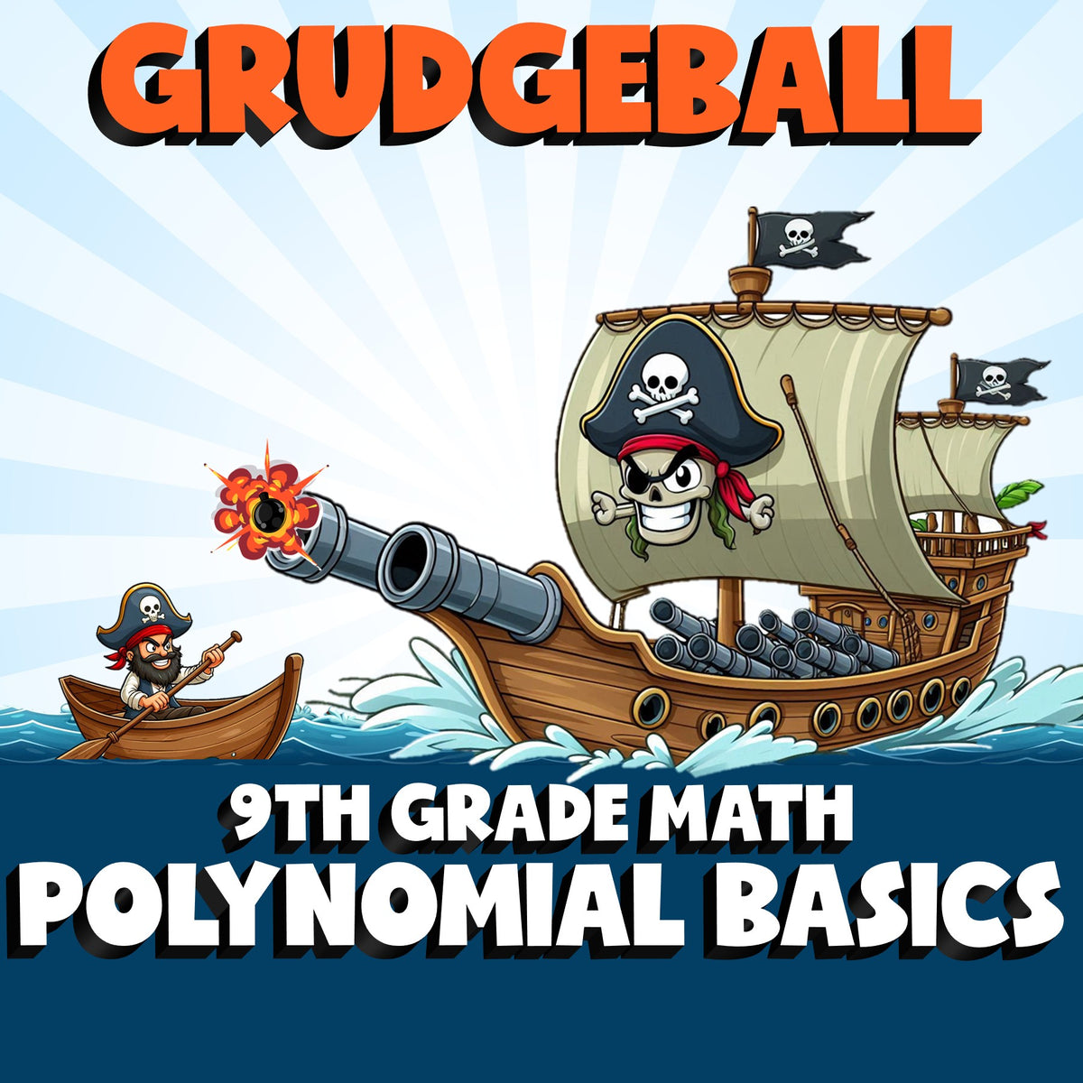 Polynomial Basics GRUDGEBALL Math Game - No Prep Grade 9 Review Activity