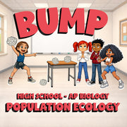 Population Ecology BUMP Science Game - No Prep AP Biology Review Activity