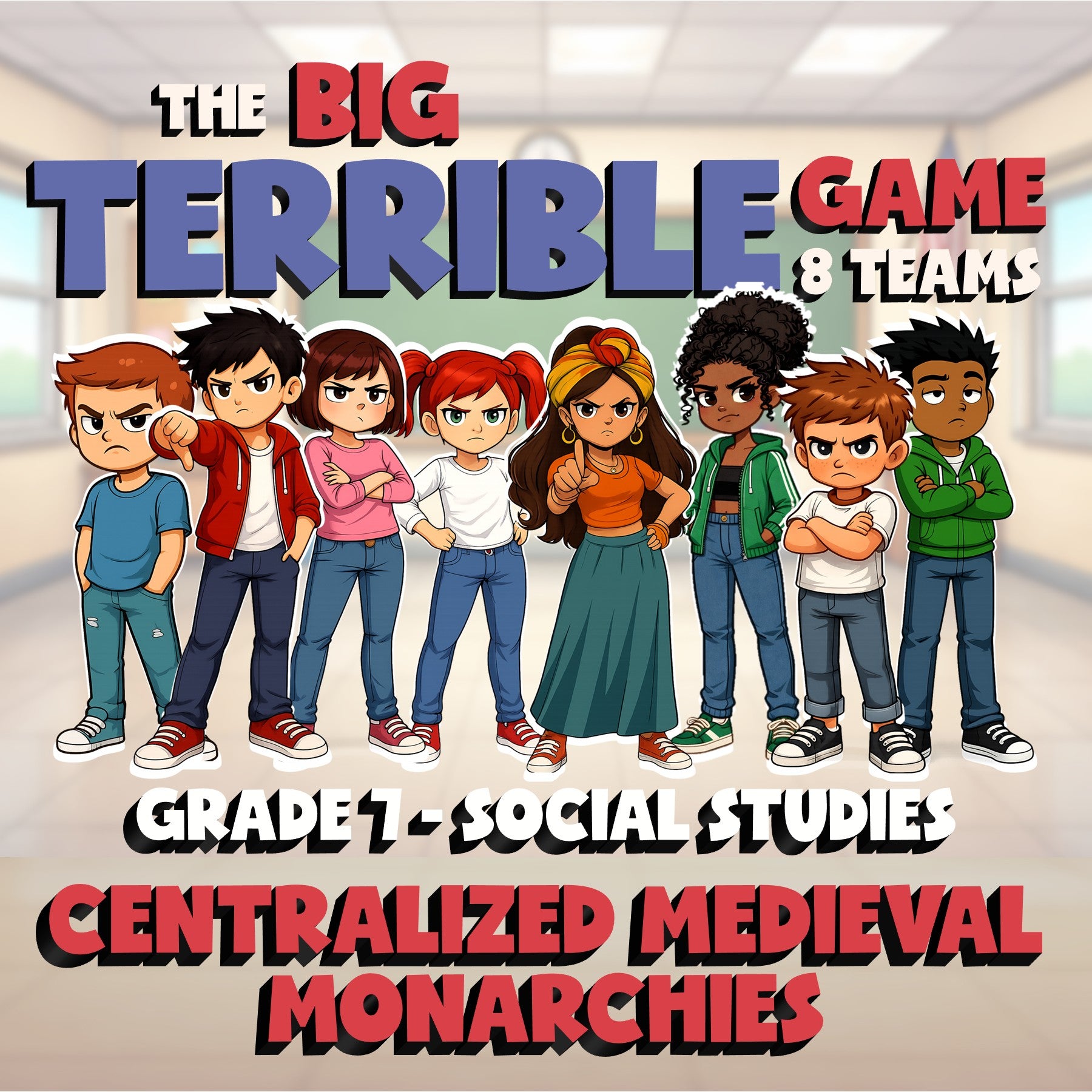 Centralized Medieval Monarchies BIG TERRIBLE GAME - Grade 7 Socials Review